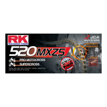 Load image into Gallery viewer, RK CHAIN 520MXZ5-120L RED
