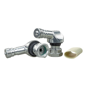 ARIETE - MOTORCYCLE TUBELESS ALLOY VALVE STEM 11.3MM HOLE (2PK)