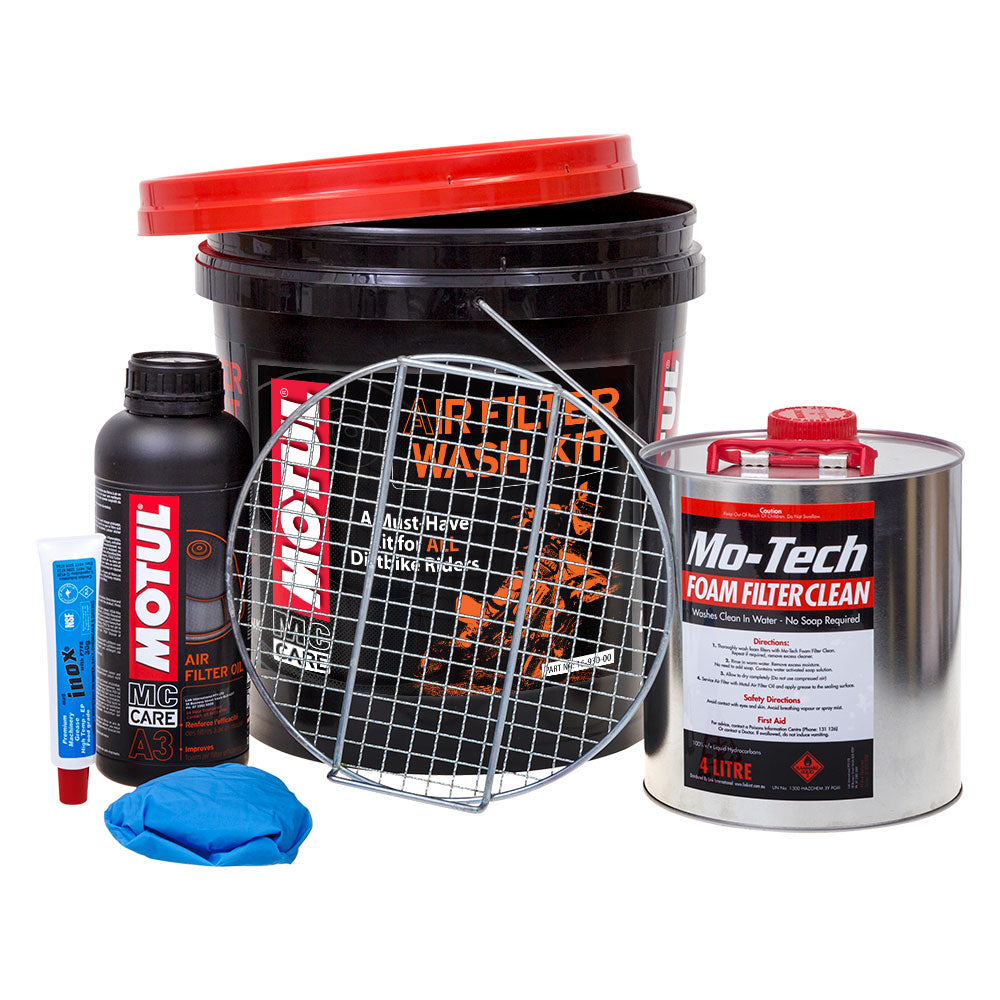 MOTUL BUCKET - AIR FILTER WASH KIT – Contact Patch Performance Tyres