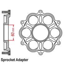 Load image into Gallery viewer, JT  REAR ALLOY SPROCKET ADAPTOR : DUCATI 770B (6 BOLT)