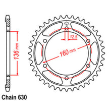 Load image into Gallery viewer, REAR SPROCKET - STEEL 630P