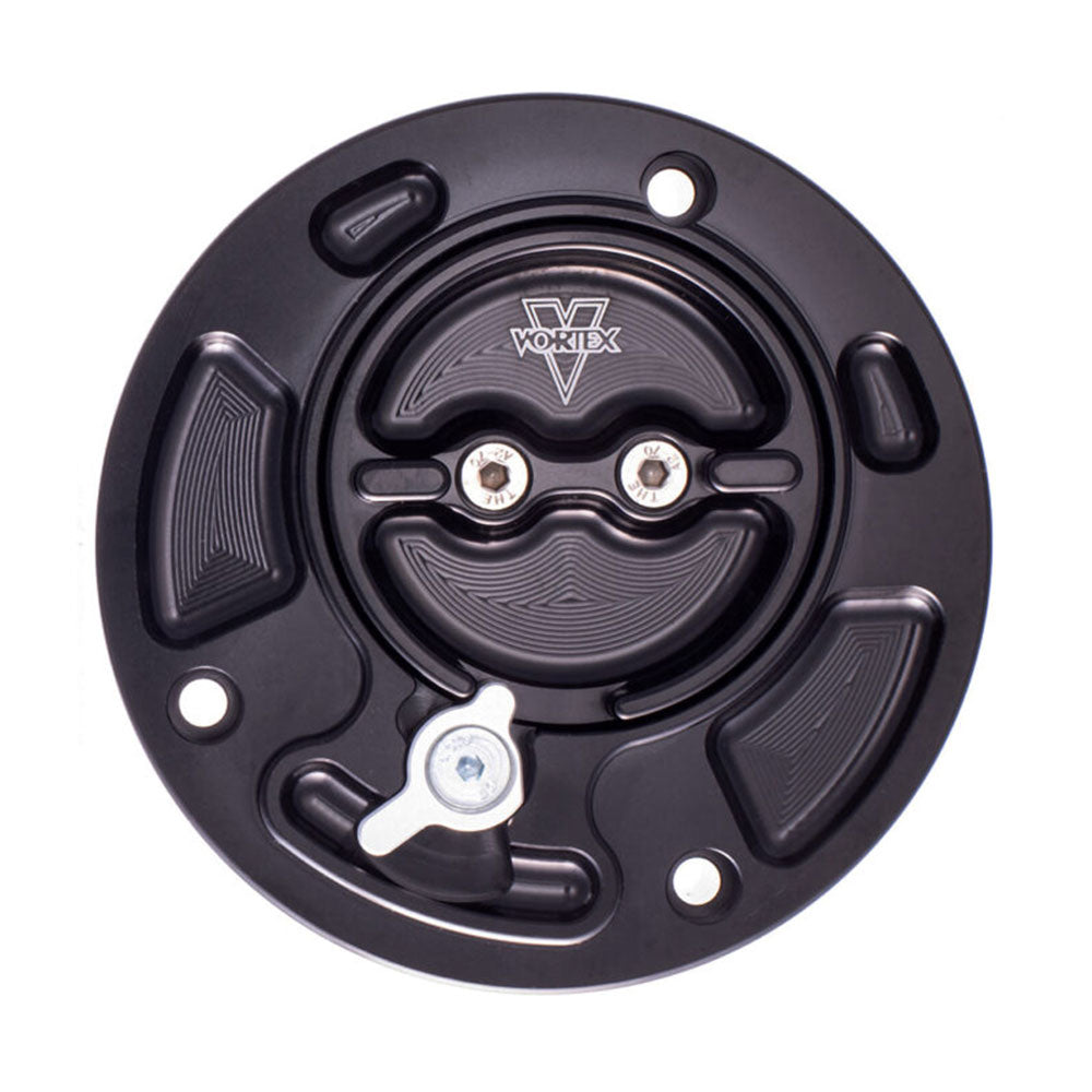 VORTEX - V3 FUEL CAP : BLACK DUCATI