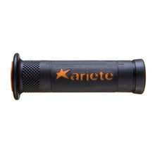 Load image into Gallery viewer, ARIETE HAND GRIPS - ARIRAM - ROAD - BLACK GREEN 120mm Open End : 026442VN