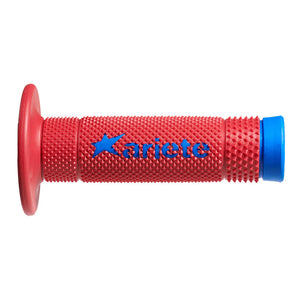 ARIETE HAND GRIPS - VULCAN - OFF ROAD - BLACK GREEN : 02643-VN