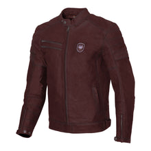 Load image into Gallery viewer, Merlin Jacket Alton II D3O Leather Oxblood 38 S 104571