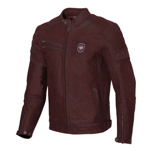 Merlin Jacket Alton II D3O Leather Oxblood 38 S 104571