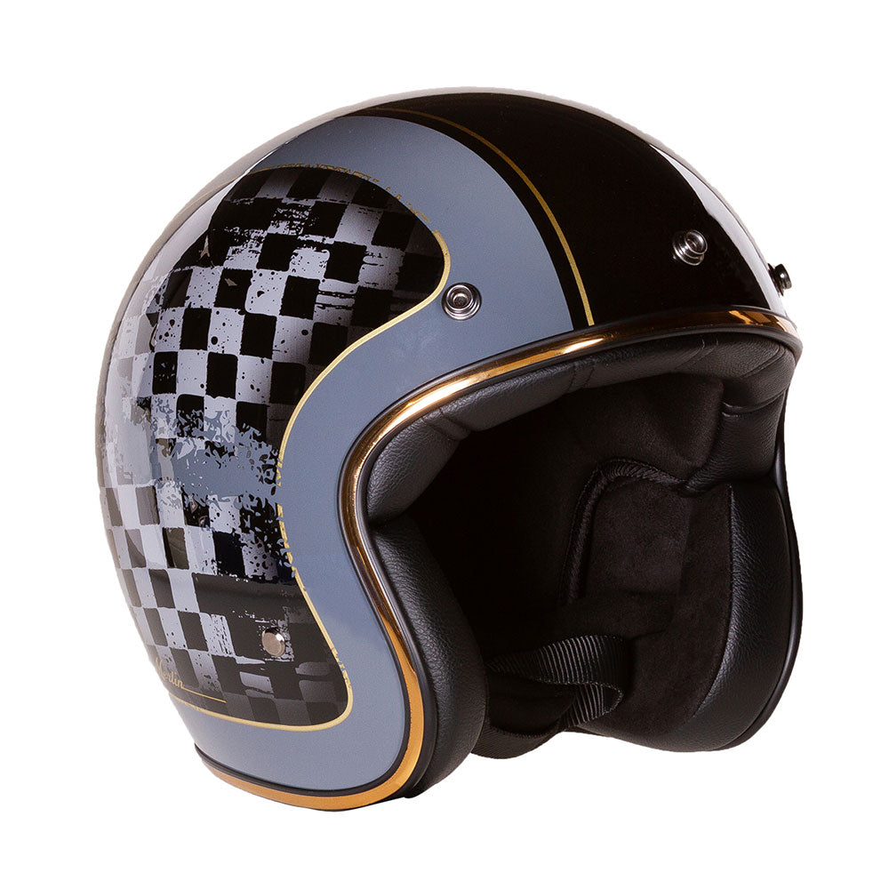 Merlin Helmet Blackbird Racer Blk 3XL