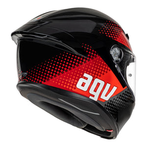 AGV K6 S -  FISION BLACK/RED