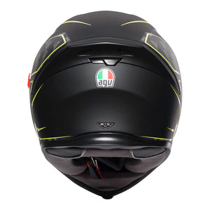 Z - AGV K5 S TORNADO MATT BLACK/YELLOW FLUO ML (0041A2HY039008)