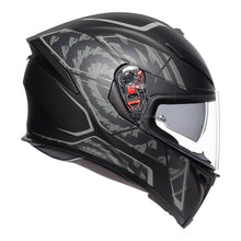 Load image into Gallery viewer, AGV K5 S - TORNADO MATT BLACK/SILVER
