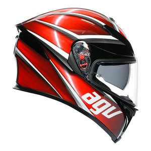 Z - AGV K5 S TEMPEST BLACK/RED ML (210041A2MY050)