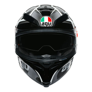 Z - AGV K5 S TEMPEST BLACK/SILVER MS (210041A2MY051)