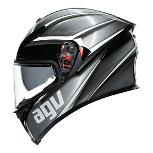 Z - AGV K5 S TEMPEST BLACK/SILVER ML (210041A2MY051)