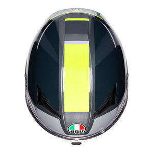 AGV K3 - SHADE GREY/YELLOW FLUO