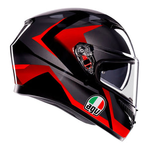 AGV K3 STRIGA MATT BLACK GREY RED S