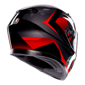 AGV K3 STRIGA MATT BLACK GREY RED XL