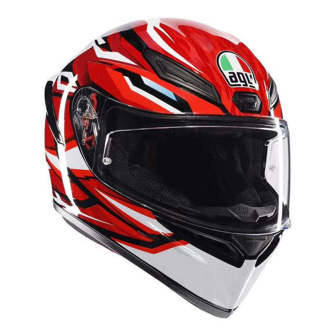 AGV K1S LION BLACK RED WHITE S