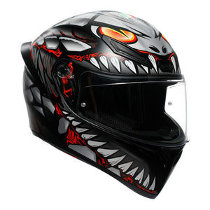 (NEW) AGV K1S LYZARD BLACK GREY RED S
