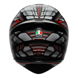 (NEW) AGV K1S LYZARD BLACK GREY RED XL