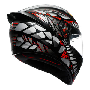 (NEW) AGV K1 S - LYZARD BLACK/GREY/RED