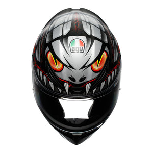 (NEW) AGV K1 S - LYZARD BLACK/GREY/RED