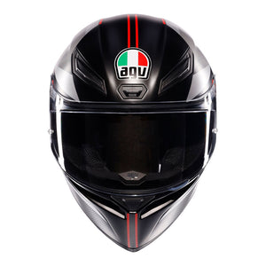(NEW) AGV K1S LAP MATT BLACK GREY RED S