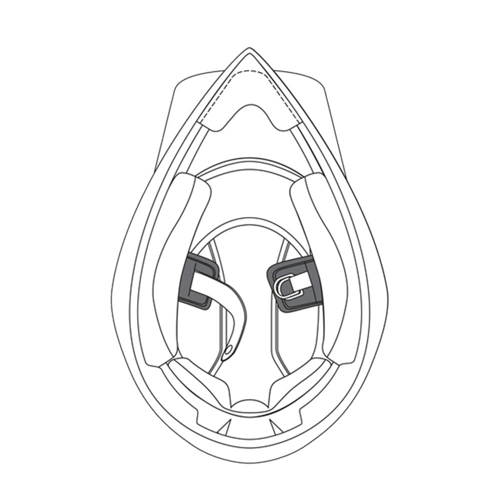 AGV MALE CHINSTRAP BUTTON - X3000 / X70  (14SOT0116001)