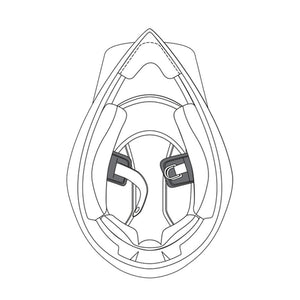 AGV MALE CHINSTRAP BUTTON - X3000 / X70  (14SOT0116001)