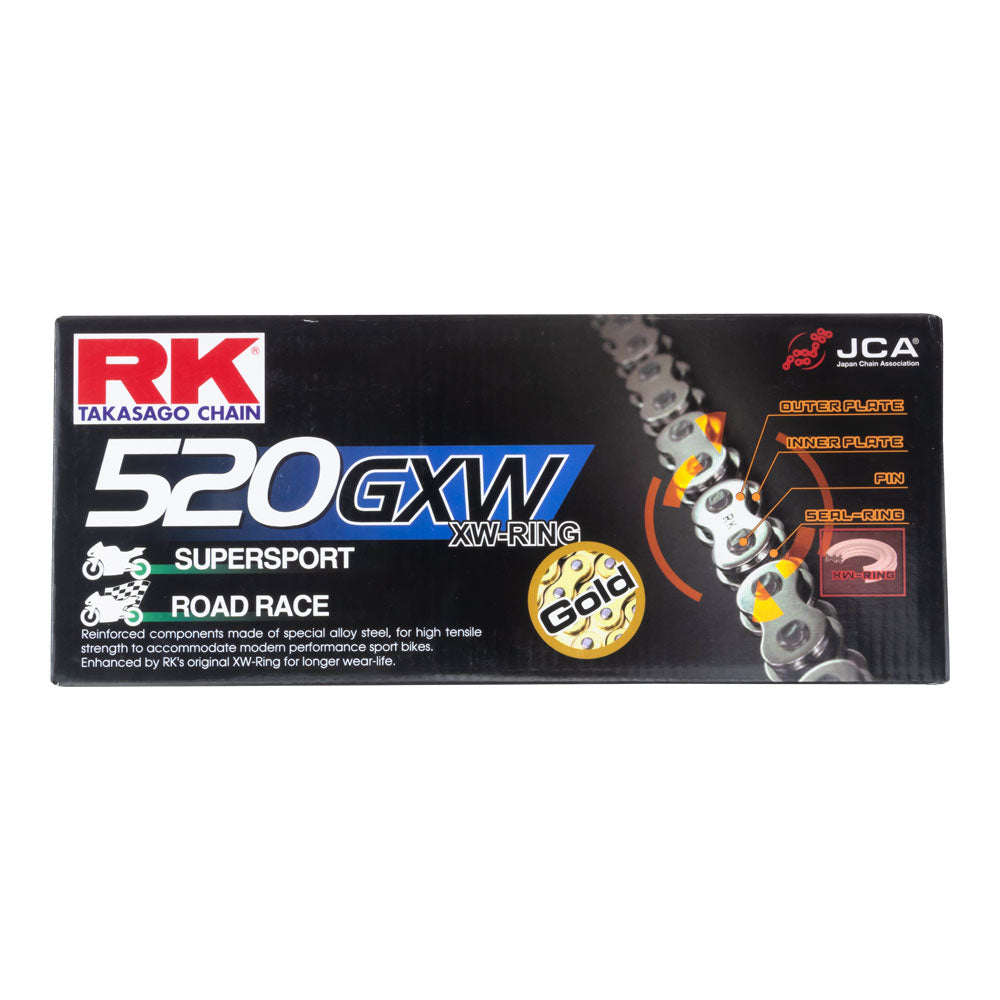 RK CHAIN GB520GXW GOLD (NEW)