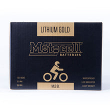 Load image into Gallery viewer, MOTOCELL LITHIUM GOLD - MLG9L 36WH  CN8