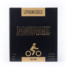 Load image into Gallery viewer, MOTOCELL LITHIUM GOLD - MLG14BL 48WH  CN8