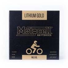 Load image into Gallery viewer, MOTOCELL LITHIUM GOLD - MLG18L 60WH  CN8
