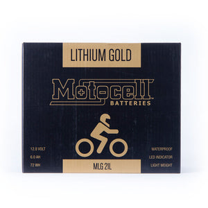 MOTOCELL LITHIUM GOLD - MLG21L 72WH  CN8