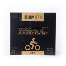 Load image into Gallery viewer, MOTOCELL LITHIUM GOLD - MLG30L 96WH  CN4