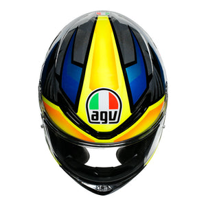 AGV K6 JOAN BLACK/BLUE/YELLOW ML (216301A2MY012)