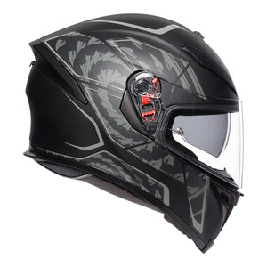 AGV K5-S TORNADO MATT BLACK/SILVER MS (0041A2HY040006)