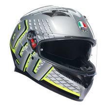 Load image into Gallery viewer, AGV K3 FORTIFY GREY/BLACK/YELLOW FLUO S