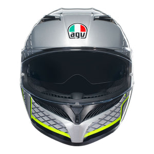 AGV K3 FORTIFY GREY/BLACK/YELLOW FLUO M