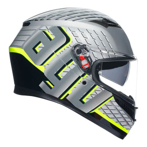 AGV K3 FORTIFY GREY/BLACK/YELLOW FLUO L