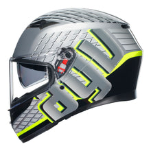 Load image into Gallery viewer, AGV K3 FORTIFY GREY/BLACK/YELLOW FLUO XL