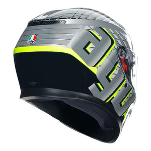 (NEW) AGV K3 FORTIFY GREY/BLACK/YELLOW FLUO