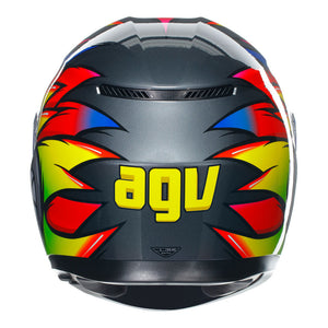 (NEW)AGV K3 BIRDY 2.0 GREY/YELLOW/RED XXL