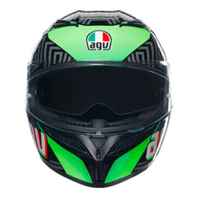 Load image into Gallery viewer, AGV K3 KAMALEON BLACK/RED/GREEN S
