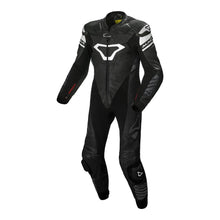 Load image into Gallery viewer, Macna Tracktix 1 Piece Suit Black/White