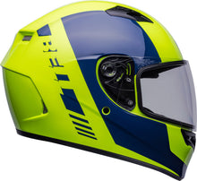 Load image into Gallery viewer, BELL QUALIFIER TURNPIKE - MATT &amp; GLOSS HI-VIS YELLOW/NAVY