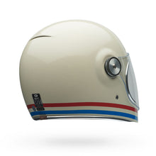 Load image into Gallery viewer, BELL BULLITT STRIPES HERITAGE - PEARL WHITE/OX BLOOD/BLUE