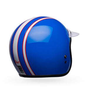 BELL CUSTOM 500 SIX DAY STEVE MCQUEEN - BLUE/WHITE