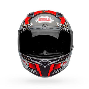 BELL QUALIFIER DLX MIPS ISLE OF MAN - RED/BLACK/WHITE