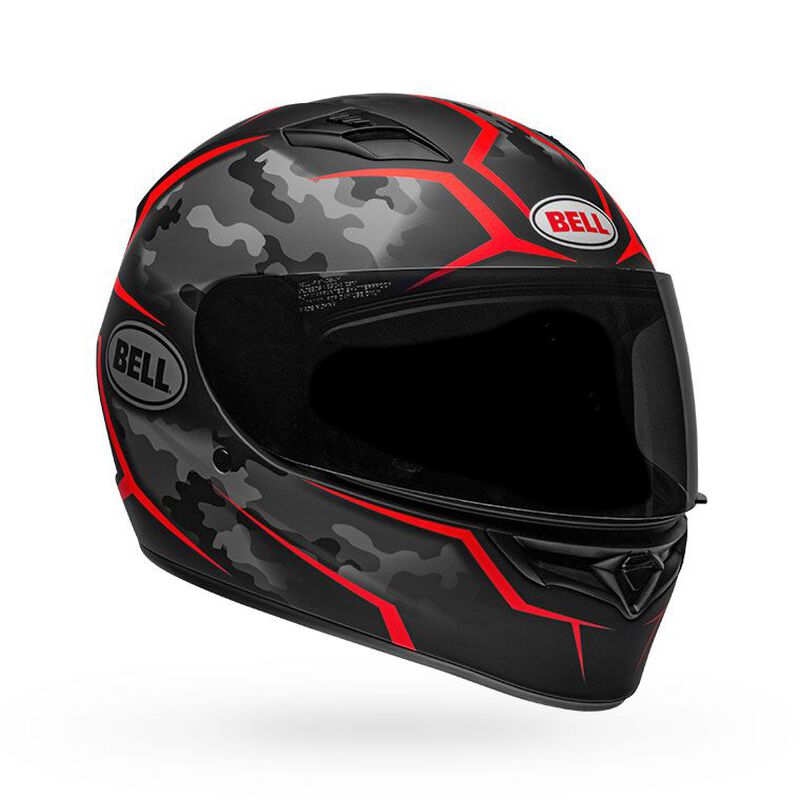 BELL QUALIFIER STLTH CAMO - MATT BLACK/RED 